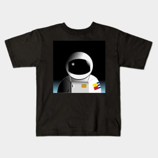 We're floating out in space... Kids T-Shirt